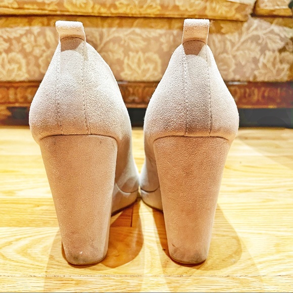 2/$30 Little Burgundy suede wedge heels - Picture 3 of 5